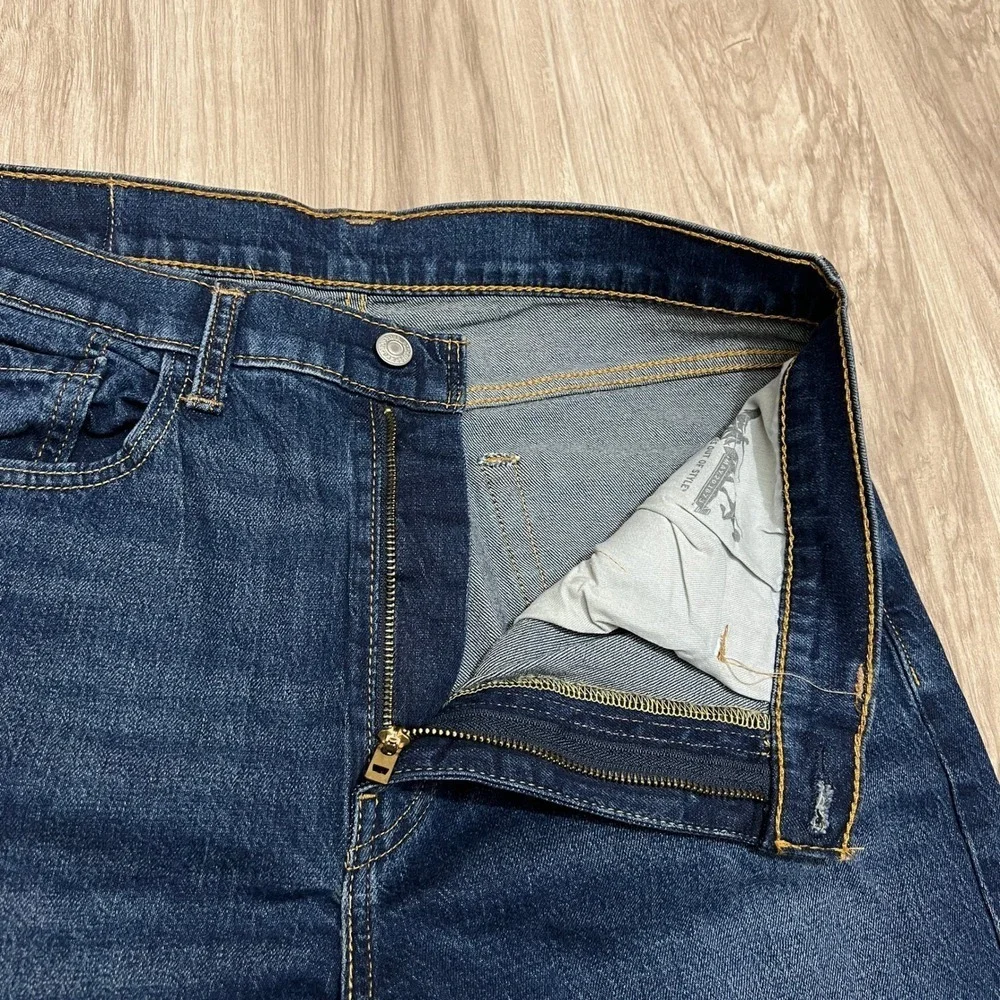 Levi's Men's Blue Straight Leg Denim Jeans Size 34x32